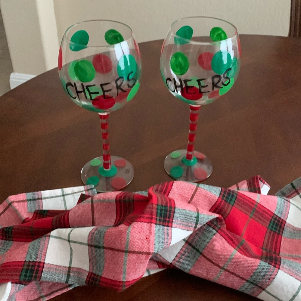 Cheers Wine Glasses